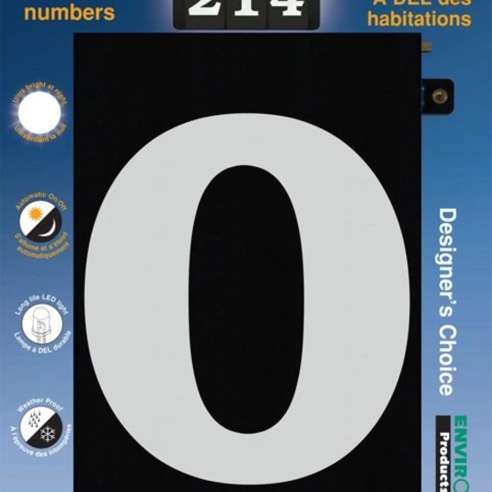 Super Bright illuminated LED address numbe